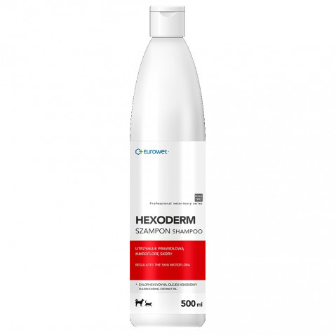 EUROWET Hexoderm - shampoo für hunde und katzen - 500ml - Fotogalerie 1
