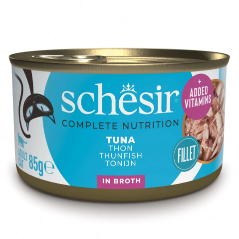 SCHESIR in cooking water Tuna - nassfutter für Katzen – 85 g - Fotogalerie 1