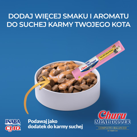 INABA Churu Meal Topper Tuna with salmon - Katze behandeln - 4 x 14g - Fotogalerie 6