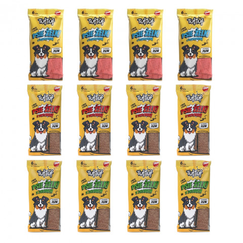 TUF TUF Hundegelee – Streifen MIX 3 Geschmacksrichtungen – Leckerli für Hunde – 12x75g - Fotogalerie 1