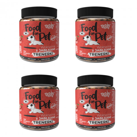 TUF TUF Trainer Rindfleisch mit Apfel – Leckerbissen für Hunde – 4 x 120 g - Fotogalerie 1