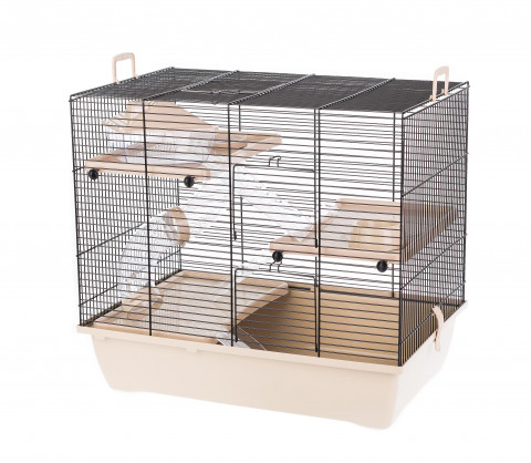 INTER-ZOO Pinky 3 Zinc Beige - Käfig für einen Hamster - Fotogalerie 1
