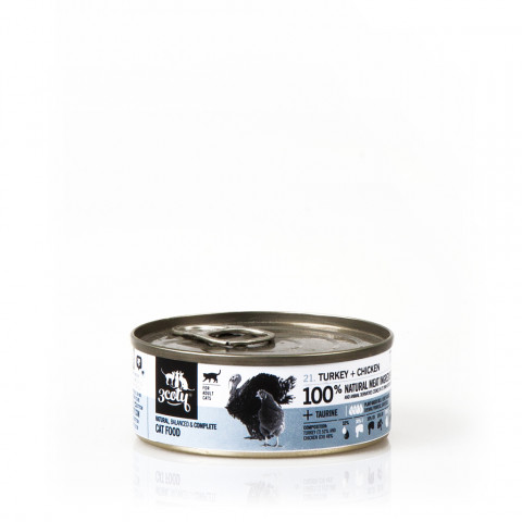 3COTY Turkey with chicken - nassfutter für Katzen - 24x80g - Fotogalerie 4