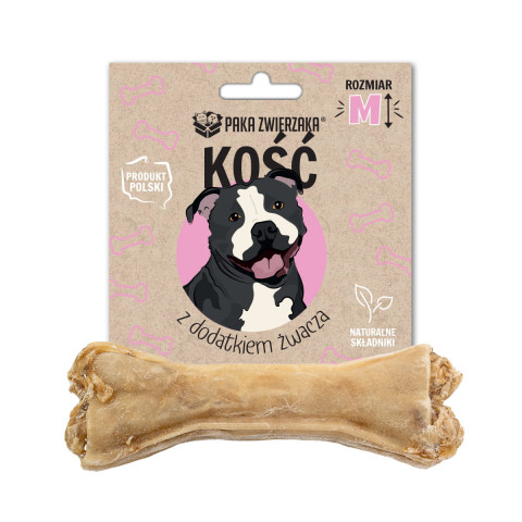 PAKA ZWIERZAKA Bone with tripe additive M 12 cm - leckerli für hunde - 55g - Fotogalerie 1