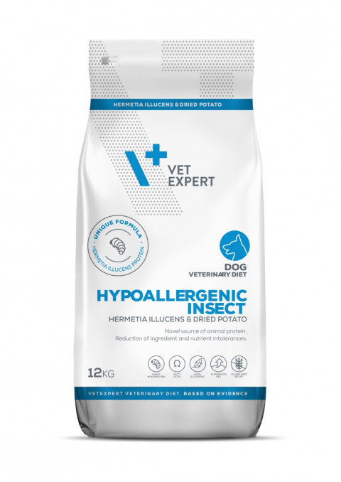 VET EXPERT Veterinary Diet Hypoallergenic Insect Dog - Trockenfutter für Hunde - 12 kg - Fotogalerie 1