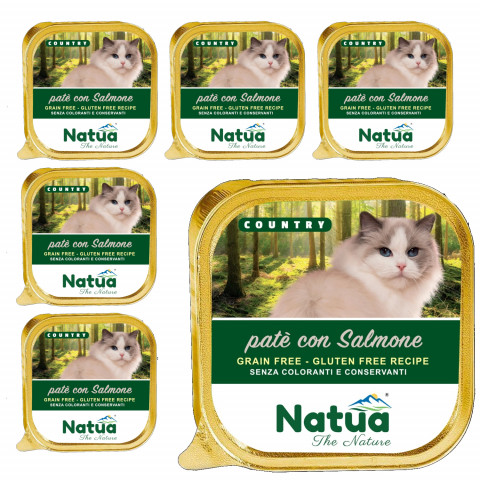 NATUA Country Lachs – Nassfutter für Katzen – 6x100g - Fotogalerie 1