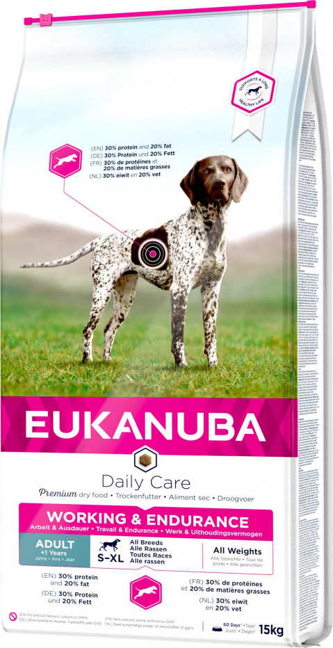 EUKANUBA Daily Care Working & Endurance - trockenfutter für Hunde - 15kg - Fotogalerie 1
