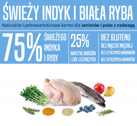 ARQUIVET Fresh Senior & Light Truthahn und Fisch - halbfeuchtes Hundefutter - 10 kg - Fotogalerie 3