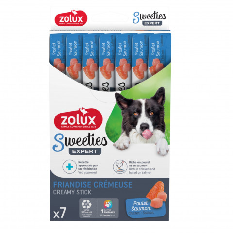 ZOLUX Sweeties with salmon and chicken - leckerli für hunde - 7x14g - Fotogalerie 1