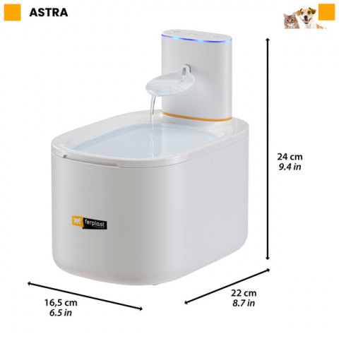 FERPLAST Astra - trinkbrunnen für hunde und katzen - 3 l - Fotogalerie 8