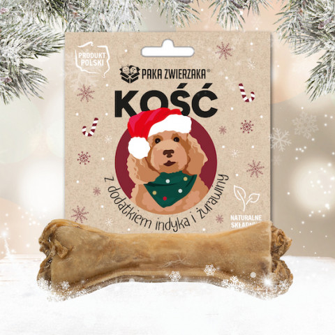 PAKA ZWIERZAKA Bone with turkey and cranberries 12cm - leckerli für hunde - 55g - Fotogalerie 2