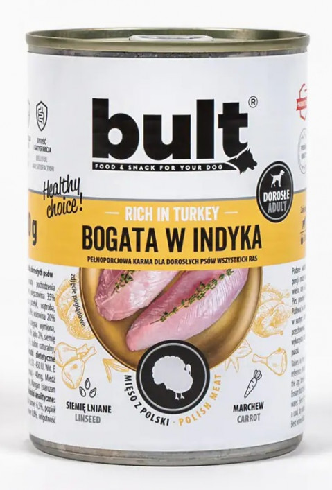 BULT Rich in turkey - Nassfutter für Hunde - 800 g - Fotogalerie 1
