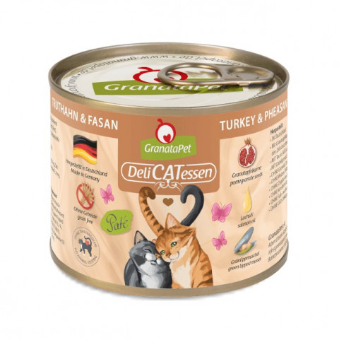 GRANATAPET DeliCATessen Turkey and pheasant - nassfutter für Katzen - 200g - Fotogalerie 1