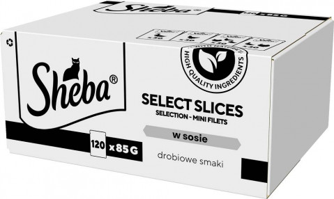 SHEBA Select Slices Poultry flavors - nassfutter für Katzen - 120 x 85g - Fotogalerie 1