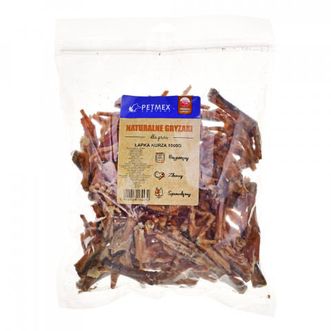 PETMEX Huhn Pfote Hund kauen - 1 kg - Fotogalerie 1