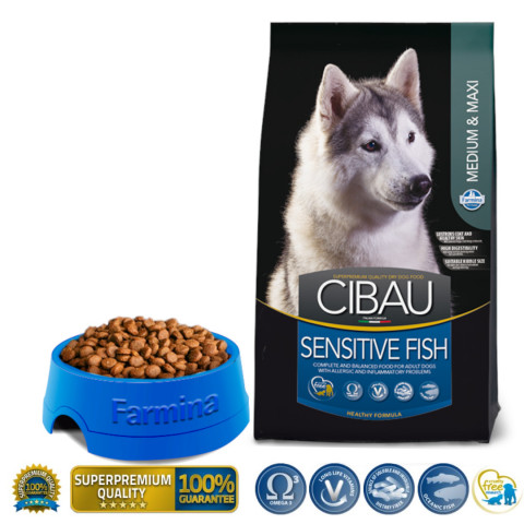 Farmina Cibau Sensitive Fish Medium/Maxi 12kg - Fotogalerie 2