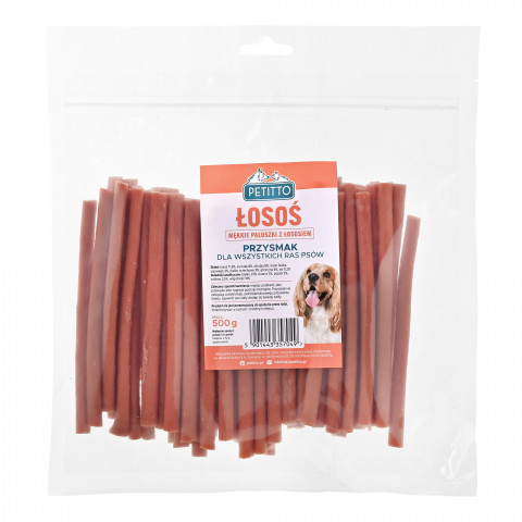 PETITTO Salmon sticks - leckerli für hunde - 500g - Fotogalerie 2