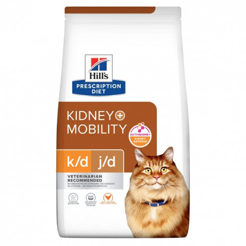 HILL'S PD K/D Niere + Mobility Huhn - Trockenfutter für Katzen - 3kg - Fotogalerie 1