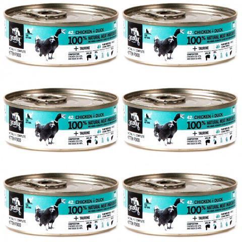 3COTY Chicken with duck For kittens - nassfutter für Katzen - 6x80g - Fotogalerie 1