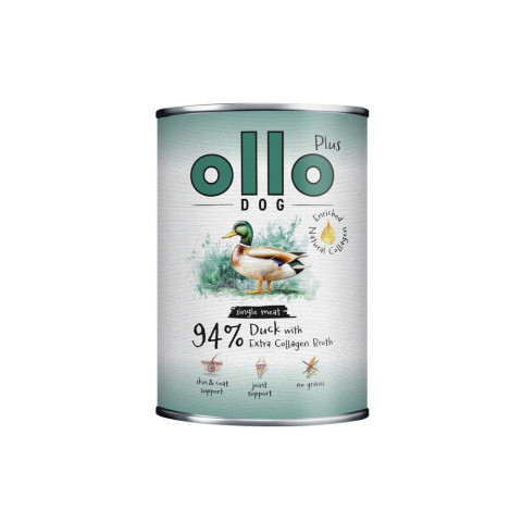 OLLO Plus Collagen Duck - Nassfutter für Hunde - 400g - Fotogalerie 1
