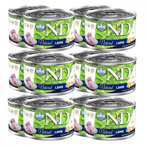 FARMINA N&D Cat Natural Lamb - Nassfutter für Katzen - 12x140 g - Fotogalerie 1