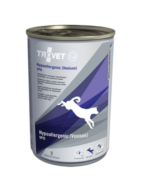 TROVET Hypoallergenic VPD with venison - Nassfutter für Hunde - 400 g - Fotogalerie 1