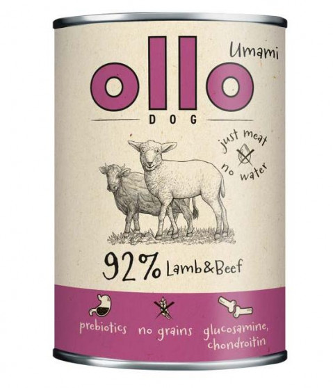 OLLO Umami Lamb and beef - Nassfutter für Hunde - 400g - Fotogalerie 1