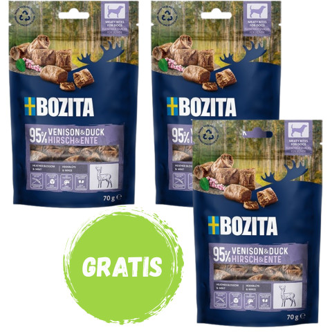 Bozita 9118613 Hunde-/Katzenleckerli Hund Snacks Ente, Wildfleisch 70 g - Fotogalerie 1