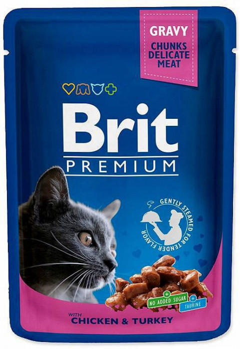 BRIT Cat Pouches Family Plate - Nassfutter für Katzen - 12 x 100g - Fotogalerie 3