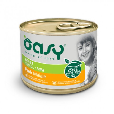 OASY One Protein Adult Small/Mini Pork - Nassfutter für Hunde - 200g - Fotogalerie 1