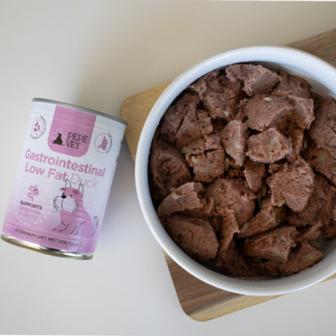 PAKA ZWIERZAKA Pepe Vet Gastrointestinal Low fat Mono Duck - Nassfutter für Hunde - 6x400g - Fotogalerie 4