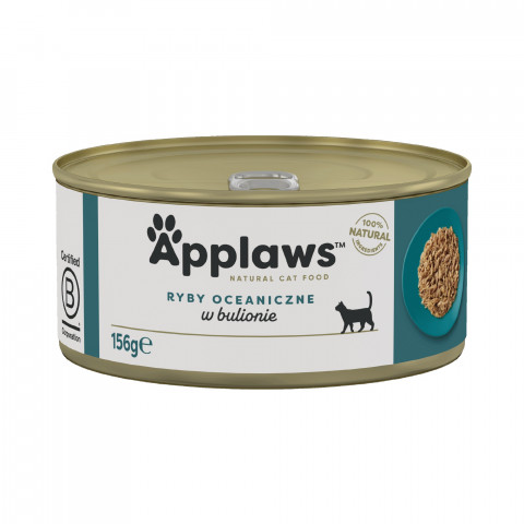 APPLAWS Ocean fish in broth - nassfutter für Katzen - 6x156g - Fotogalerie 2