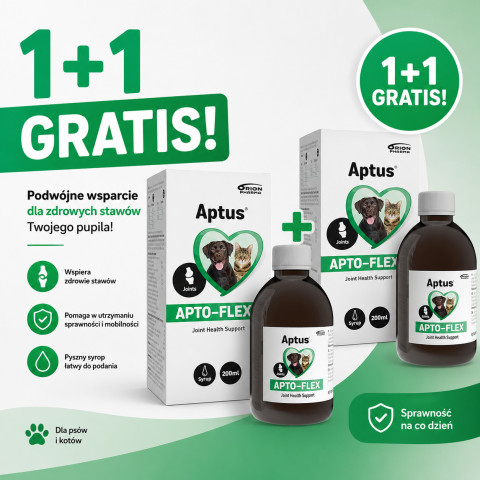 APTUS Apto-flex Gelenkunterstützung – Nahrungsergänzungsmittel für Hunde und Katzen – 200ml + 200ml GRATIS! - Fotogalerie 3
