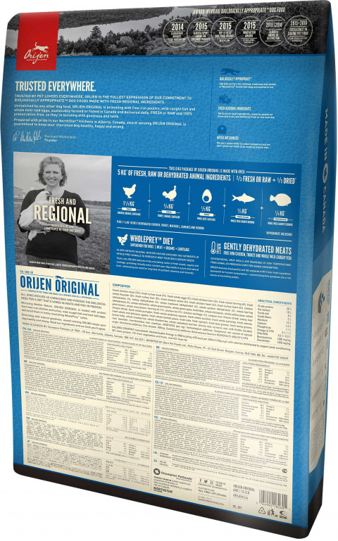 Orijen Original 11,4 kg Adult Huhn, Fisch, Truthahn - Fotogalerie 2