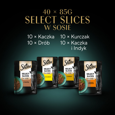 SHEBA Selection Select Slices Poultry Flavours - Katzennassfutter - 40 x 85g - Fotogalerie 7