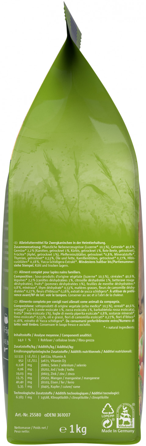 VITAKRAFT Menu Vital - kaninchenfutter - 3kg - Fotogalerie 5