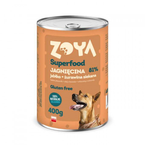 ZOYA Superfood Lamb - Nassfutter für Hunde - 400g - Fotogalerie 1