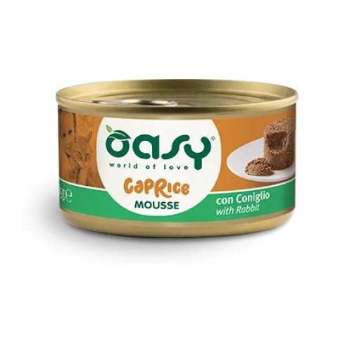 OASY Caprice Mousse Rabbit - nassfutter für Katzen - 85g - Fotogalerie 1