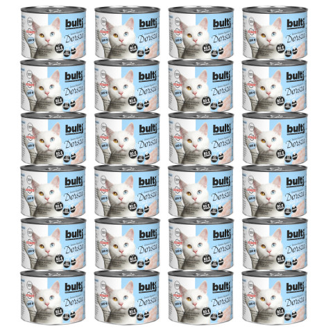 BULTI Rich in cod - nassfutter für Katzen - 24x200g - Fotogalerie 1