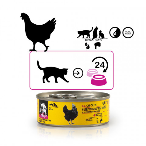 3COTY Chicken Cheers! - nassfutter für Katzen - 12x75g - Fotogalerie 8