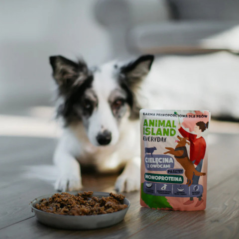 ANIMAL ISLAND Everyday Monoprotein Veal - Nassfutter für Hunde - 18x300g - Fotogalerie 2