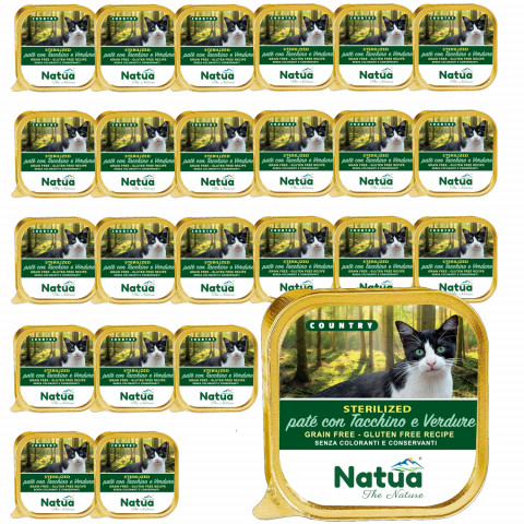 NATUA Country Sterilised Pute mit Gemüse – Nassfutter für Hunde – 24x100g - Fotogalerie 1