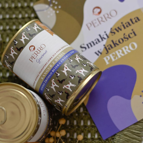 PERRO Gourmet Kangaroo with pumpkin - Nassfutter für Hunde - 6x400g - Fotogalerie 6