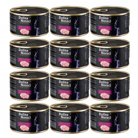 DOLINA NOTECI Premium Reich an Truthahn - Nassfutter für Katzen - 12x185g - Fotogalerie 1