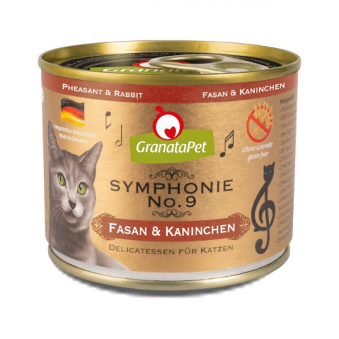 GRANATAPET Symphonie No. 9 Pheasant and rabbit - nassfutter für Katzen - 200g - Fotogalerie 1