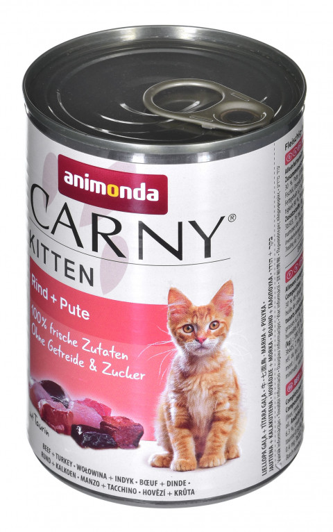 ANIMONDA Carny Kitten Beef Turkey - Nassfutter für Katzen - 400 g - Fotogalerie 3