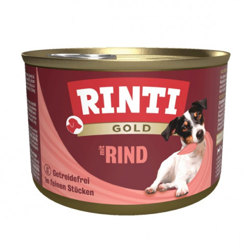 RINTI Gold Beef - Nassfutter für Hunde - 185g - Fotogalerie 1