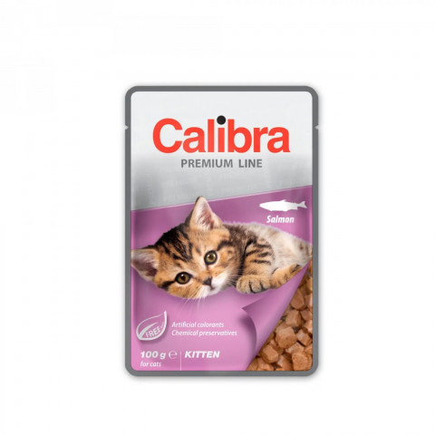 CALIBRA Cat Premium Kitten Salmon - nassfutter für Katzen - 100g - Fotogalerie 1