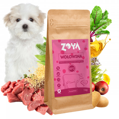 ZOYA ColdPRO Beef - trockenfutter für Hunde - 1kg - Fotogalerie 2