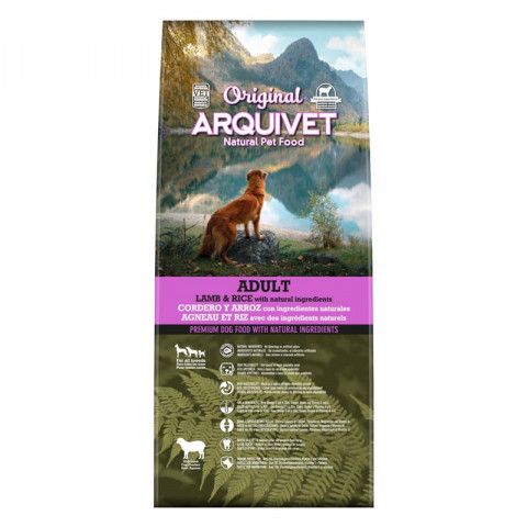 ARQUIVET Original Adult Lamb with rice - trockenfutter für Hunde - 12kg - Fotogalerie 3